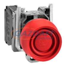SCHNEIDER XB4BPS42EX ATEX D nyomógomb, fém, 1NC, piros, színes védőspkával villanyszerelés