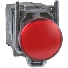 SCHNEIDER XB4BV34 Jelzőlámpa+transzformátor, piros világítás