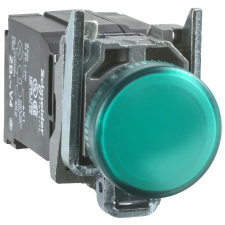 SCHNEIDER XB4BV43 Jelzőlámpa+transzformátor, zöld 230V világítás