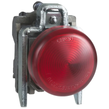 SCHNEIDER XB4BVB4EX ATEX D LED jelzőlámpa, fém, piros, 24VAC/DC világítás