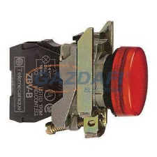 SCHNEIDER XB4BVM4 LED-es jelzőlámpa, piros, 230V világítás