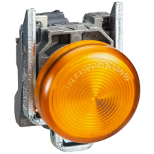 SCHNEIDER XB4BVM5EX ATEX D LED jelzőlámpa, fém, sárga, 240VAC világítás