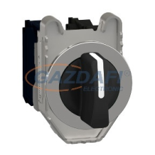 SCHNEIDER XB4FD33 Harmony panelbe süllyesztett komplett fém választókapcsoló, Ø30, 3 állású, 2NO villanyszerelés