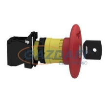 SCHNEIDER XB5AS9442 Vészgomb D:40mm Műanyag KR Piros villanyszerelés