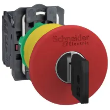 SCHNEIDER XB5AS9444S40 Vészgomb D:40mm Műanyag KR Piros villanyszerelés