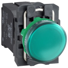 SCHNEIDER XB5AV43 Jelzőlámpa zöld +transzformátor 230V világítás