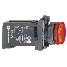 SCHNEIDER XB5AV44 Jelzőlámpa piros + transzformátor 230V világítás