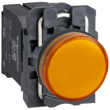 SCHNEIDER XB5AV45 Jelzőlámpa+transzformátor, sárga világítás