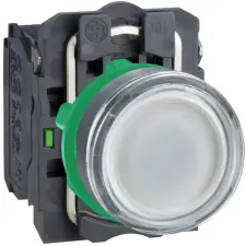 SCHNEIDER XB5AW31G5 LED-es világító nyomógomb, fehér villanyszerelés