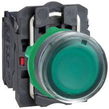 SCHNEIDER XB5AW33G5 LED-es világító nyomógomb, zöld villanyszerelés