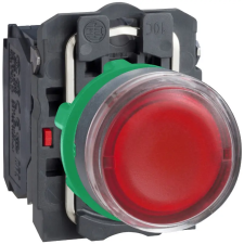 SCHNEIDER XB5AW34G5 LED-es világító nyomógomb, piros villanyszerelés