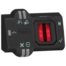 SCHNEIDER XB5S2B2M12 Biometrikus kapcsoló 24V monostabil PNP M12 kábel villanyszerelés