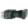 SCHNEIDER XB6DW3B1B Világító nyomógomb, zöld N/O
