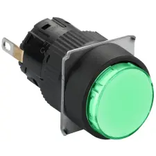 SCHNEIDER XB6EAV3BP Világító nyomógomb, zöld 24V IP65 villanyszerelés