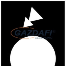 SCHNEIDER ZB2BY2968 Jelölőlap jelölés: hátra villanyszerelés