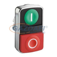 SCHNEIDER ZB4BL7341 Kettősfejű nyomógomb, fém villanyszerelés