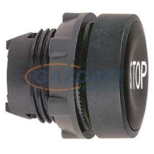 SCHNEIDER ZB5AA234 nyomógombfej jelölt fedőlappal, fekete villanyszerelés