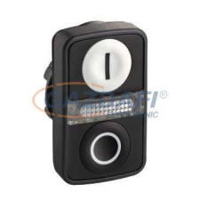 SCHNEIDER ZB5AW7A1721 Kettősfejű nyomógomb, műanyag villanyszerelés