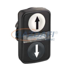 SCHNEIDER ZB5AW7A1724 Kettősfejű nyomógomb, műanyag villanyszerelés