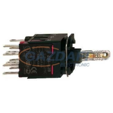 SCHNEIDER ZB6ZB55B LED-es világító nyomógomb aljzat, sárga, N/O villanyszerelés