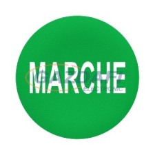 SCHNEIDER ZBAF342 Harmony Ø30 panelbe süllyesztett nyomógomb tető, zöld, "MARCHE villanyszerelés