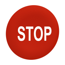  Schneider ZBAF434 Sülly.műa. nyomógomb tető, piros, (STOP) villanyszerelés