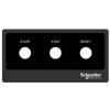  SCHNEIDER ZBYLEG201001 Harmony kezelőpanel maszk, 200x100mm, sablon