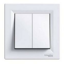 SchneiderElectric ASFORA 105 CSILLÁRKAPCSOLÓ, FEHÉR KERETTEL világítási kellék