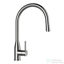Schock KAVUS konyhai csaptelep kihúzható fejjel, szálcsiszolt inox 559120EDM csaptelep