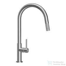 Schock TALIA konyhai csaptelep kihúzható fejjel, 2 funkciós, rozsdamentes acél 536120EDM csaptelep