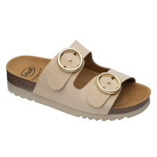 Scholl Malibu 2 Straps papucs - bézs gyógypapucs
