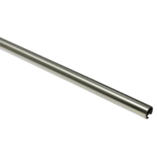 Schöner Wohnen Leon függönyrúd I belső futóval 20 mm átmérő nemesacél 160 cm karnis, függönyrúd