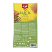 Schär gluténmentes ciabatta zsemle elősütött magvas 4x50g 200 g pékárú