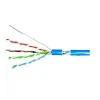  Schrack kábel F/UTP Cat.5e, HSEKF424P1, 4x2xAWG24/1, PVC, Eca, kék, doboz