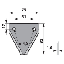 Schröckenfux Kaszapange Schröckenfux 00601161 - 82 mm autóalkatrész