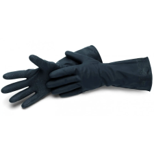 Schuller Kesztyű Latex Fekete Ipari L 42612 védőkesztyű