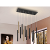 Schuller VARAS fekete-arany LED függesztett lámpa (SCH-373425D) LED  IP20