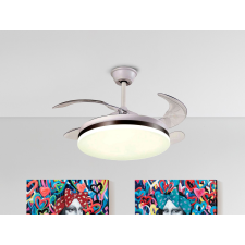 Schuller VENTO fehér LED ventilátor lámpa (SCH-168311) LED  IP20 világítás