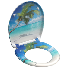 SCHÜTTE CARIBBEAN duroplast WC-ülőke lágyan záródó gyorskioldással (435100) szaniter