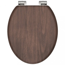 SCHÜTTE DARK WOOD MDF finoman záródó WC-ülőke fürdőszoba kiegészítő