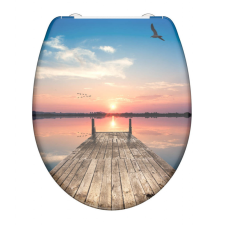 SCHÜTTE Schütte WC ülőke SUNSET SKY | Duroplast, Soft Close takarító és háztartási eszköz