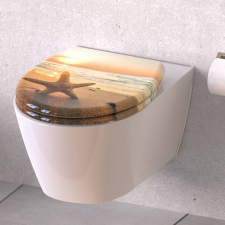 SCHÜTTE SEA STAR duroplast WC-ülőke lágyan záródó gyorskioldással (435106) szaniter
