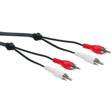 Schwaiger CIK5125 2x RCA apa - 2x RCA apa Kábel (10m) kábel és adapter