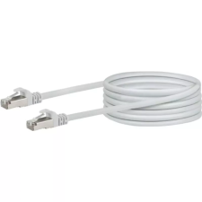 Schwaiger S/FTP CAT6 Patch kábel 20m Fehér kábel és adapter