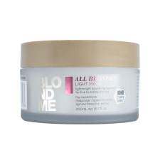 Schwarzkopf Blondme All Blondes Light regeneráló maszk szőke hajra, 200 ml hajbalzsam