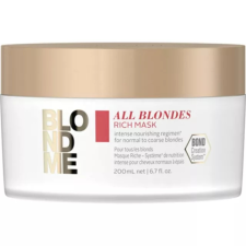 Schwarzkopf BlondMe Rich Hajmaszk Mindenszőke Hajra 200ml hajbalzsam