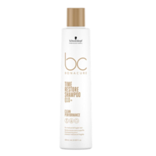 Schwarzkopf Bonacure Time Restore Hajsampon törékeny és érett hajra 250ml sampon