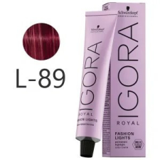 Schwarzkopf Igora Royal Fashion Lights Melír-krémhajfesték 60ml L-89 hajfesték, színező