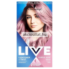 Schwarzkopf Live Color hajfesték 105 Lila arany rozé hajfesték, színező