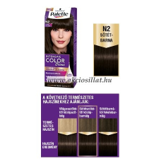 Schwarzkopf Palette Intensive Color Creme N2 Sötétbarna krémhajfesték hajfesték, színező